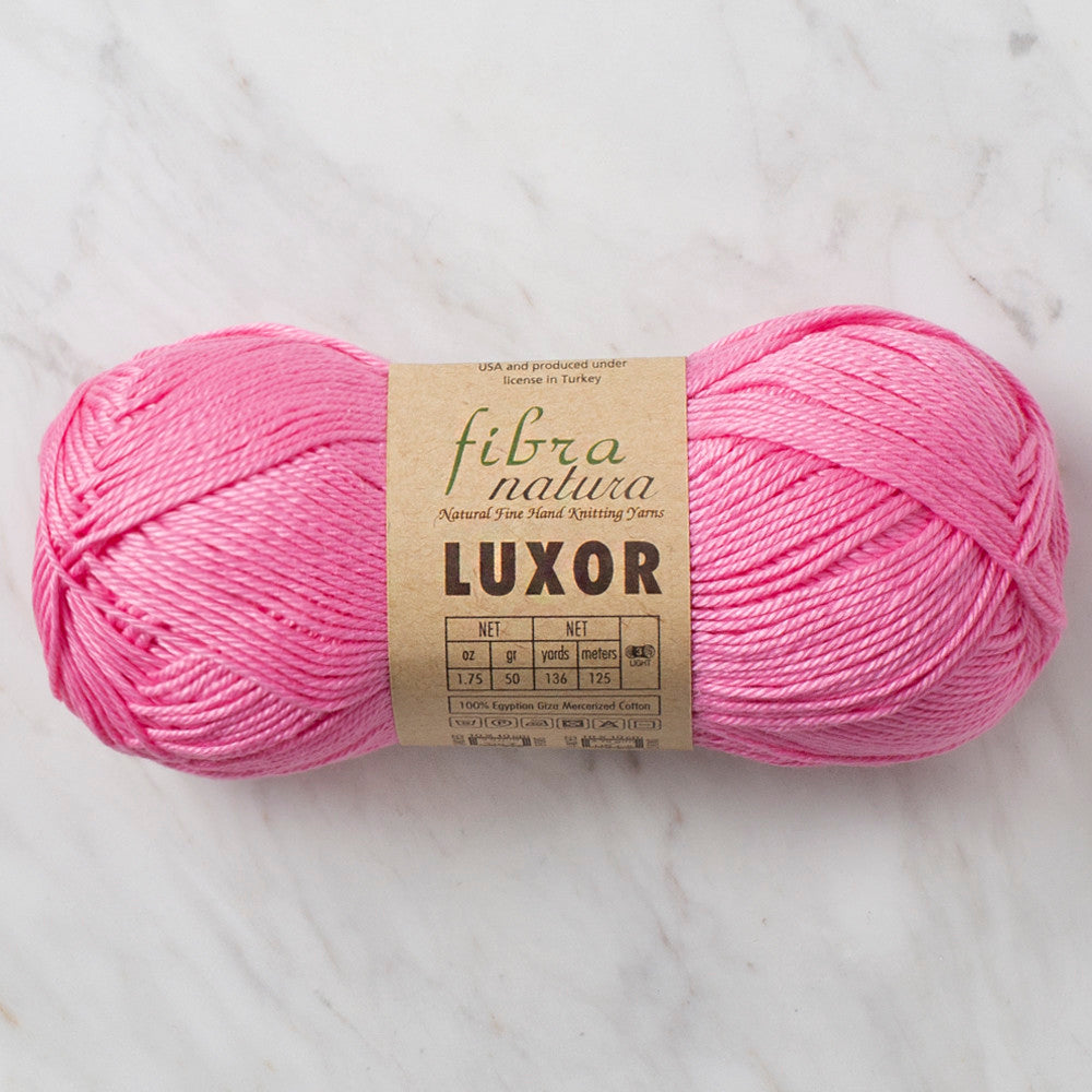 Fibra Natura Luxor Pembe El Örgü İpi - 105-32
